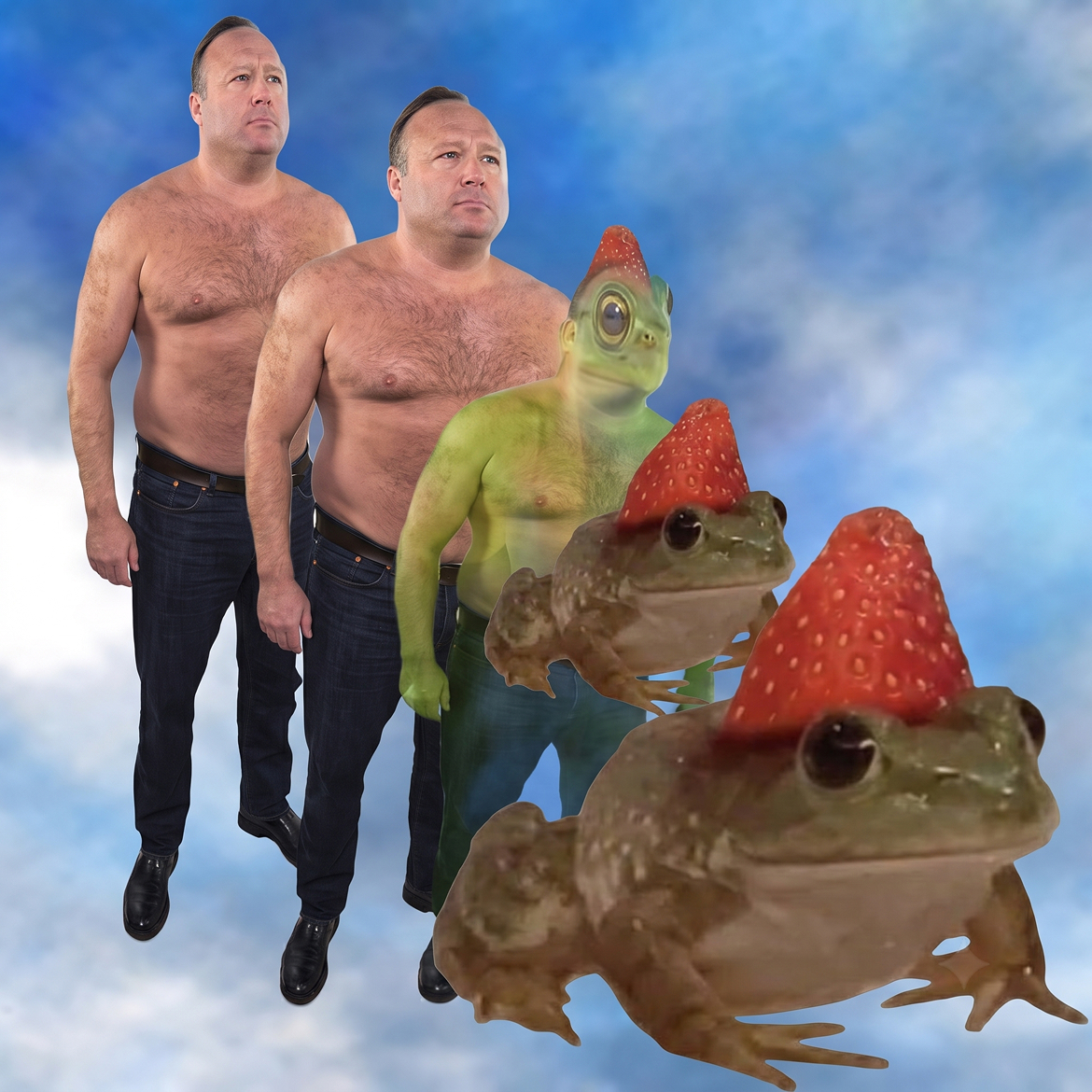 Berry Toad conspiracy collage
